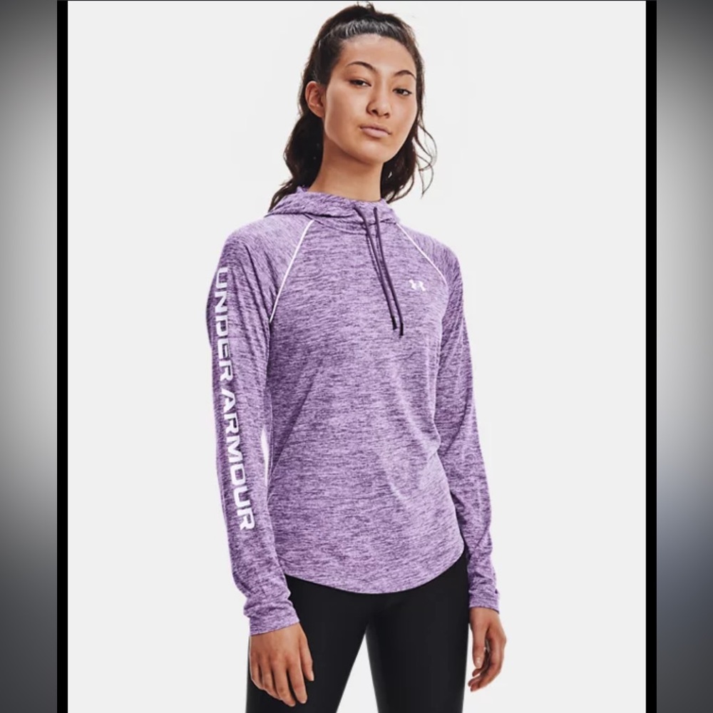Under Armour Women's UA Velocity Wordmark Hoodie size XL purple